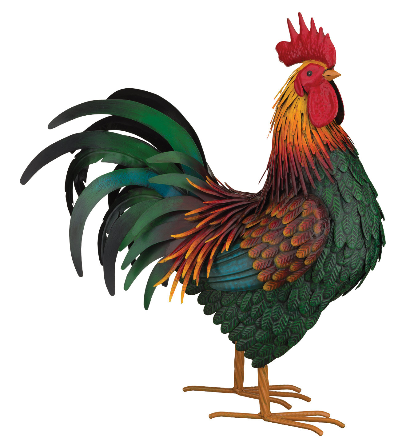 August Grove® Rhode Island Red Rooster Decor LG | Wayfair